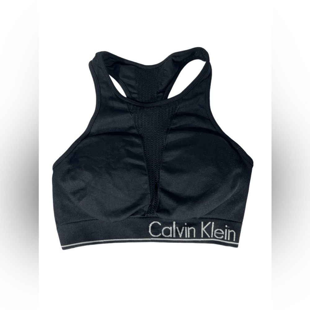 Calvin Klein Performance Bra Size XS Black Women's Athletic Sports Bra Q…
